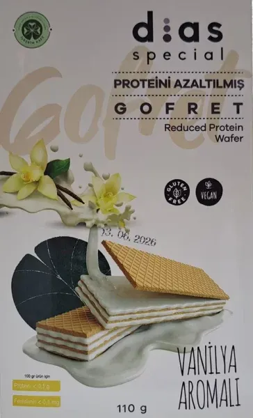 Dias Special Gofret Vanilya 110 Gram