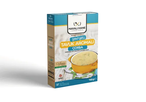 Mayalı Hane Düşük Proteinli Şehriyeli Tavuk Aromalı Çorba 160gr