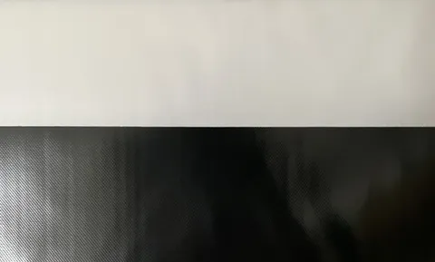 Siyah Beyaz Çizgili 450 gr Polyester Branda
