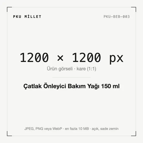 Çatlak Önleyici Bakım Yağı 150 ml