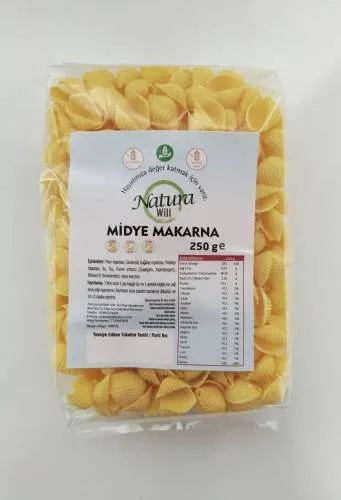 NATURA WİLL DÜŞÜK PROTEİNLİ MİDYE MAKARNA 250 g