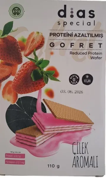 Dias Special Gofret Çilekli 110 Gram