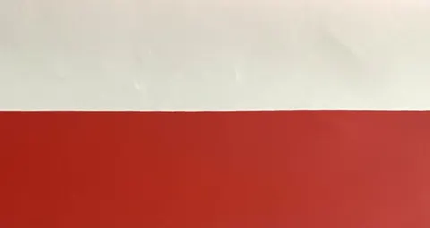Kırmızı Beyaz Çizgili 450 gr Polyester Branda