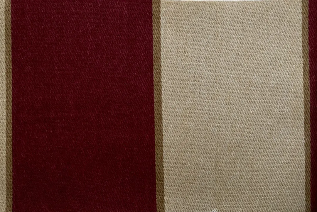 Bordo Krem 10x10 Pamuklu Kumaş