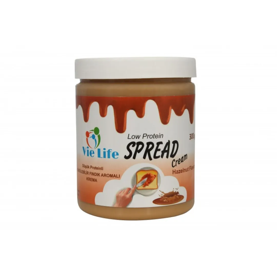 VİE LİFE Düşük Proteinli Fındık Aromalı Krema 300 Gr