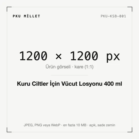 Kuru Ciltler İçin Vücut Losyonu 400 ml
