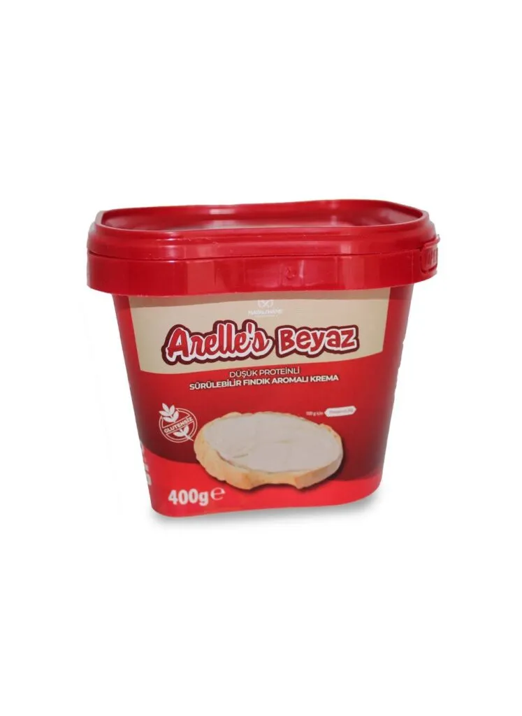 Mayalı Hane Arelle's Beyaz Sürülebilir Fındık Aromalı Krema 400 g