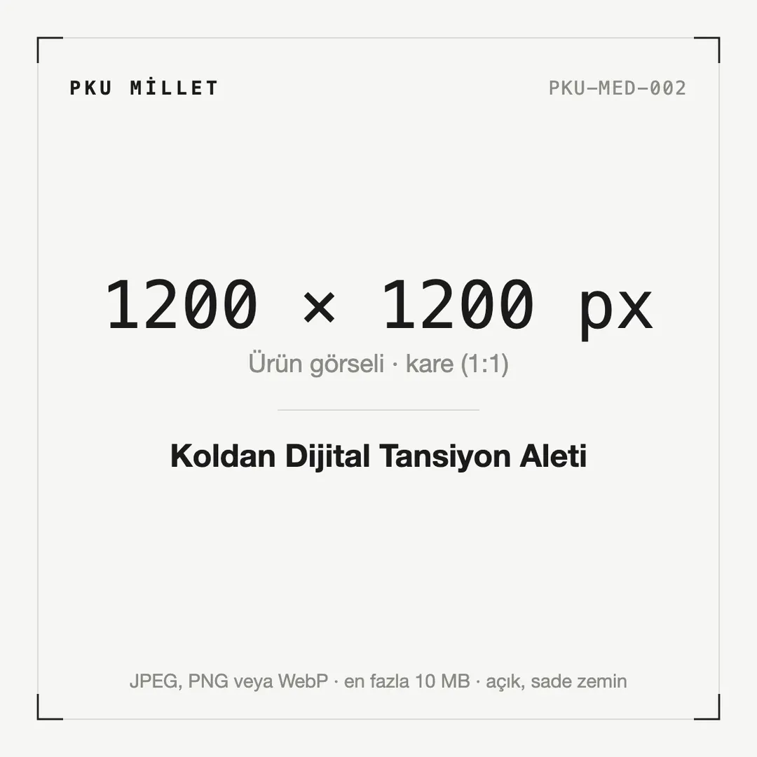 Koldan Dijital Tansiyon Aleti