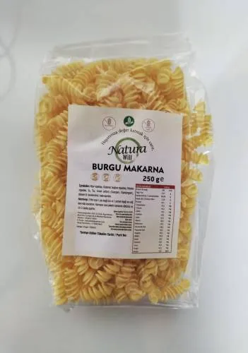 NATURA WİLL DÜŞÜK PROTEİNLİ BURGU MAKARNA 250 g