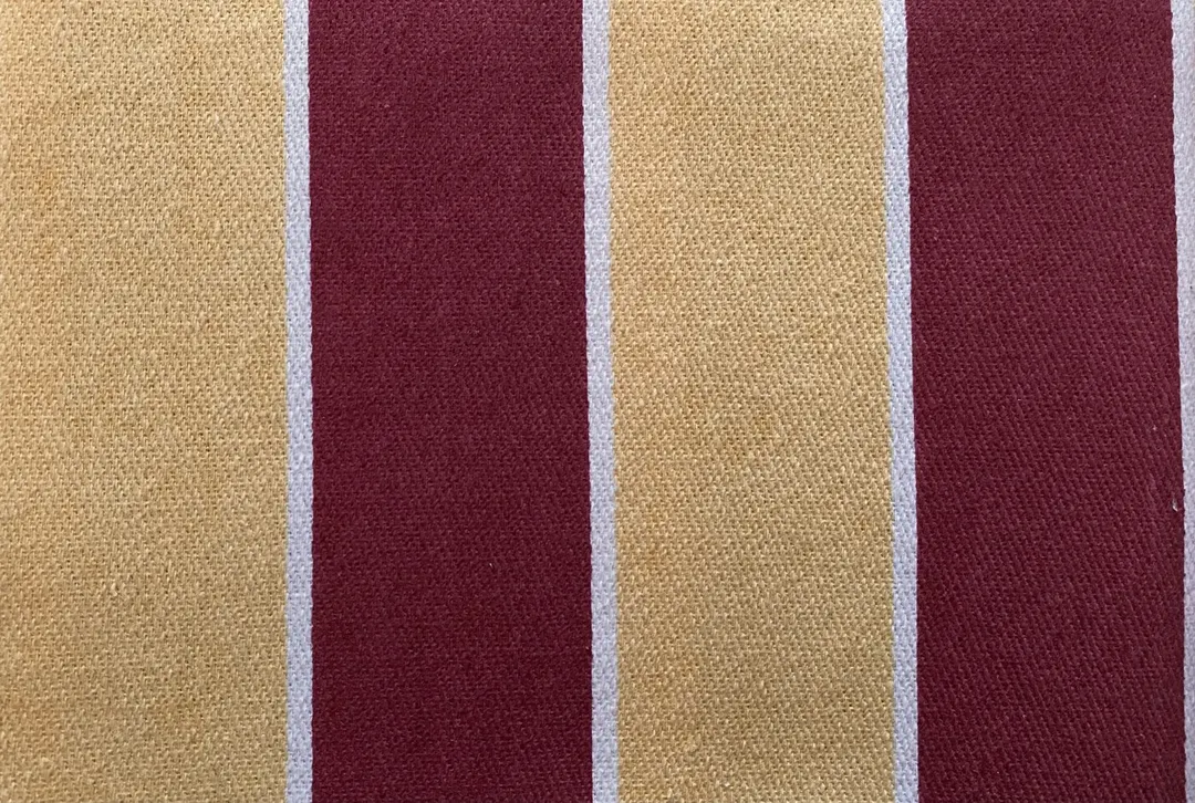 Bordo Krem Pamuklu Kumaş