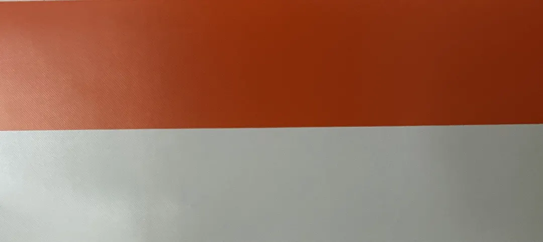 Turuncu Beyaz Çizgili 450 gr Polyester Branda